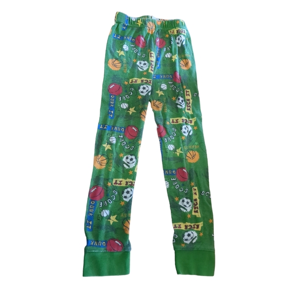 Kirkland Green Sports Print Pajama Set - Picture 3 of 4